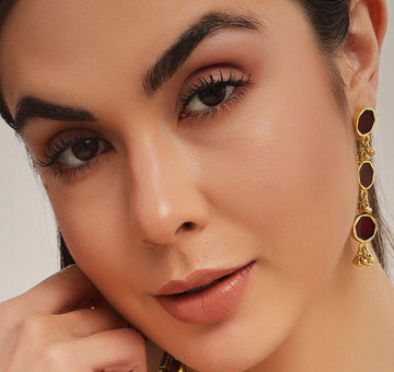 Sahar Long Earrings