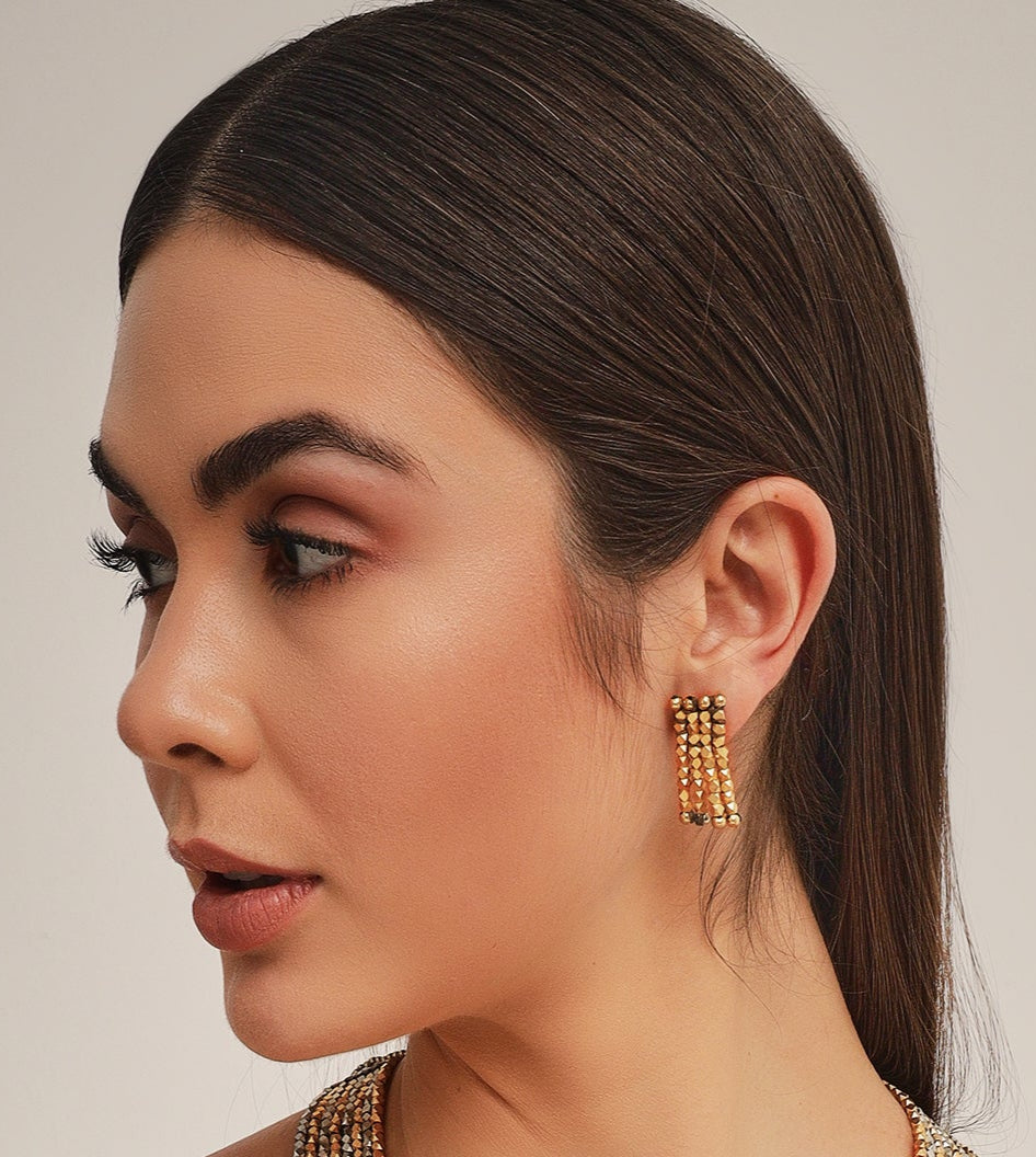 JAFNA OBLONG EARRINGS