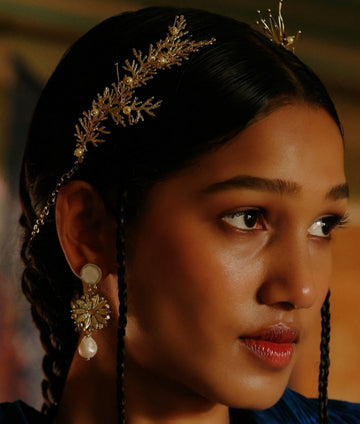 Noor Golden Bloom Headband 