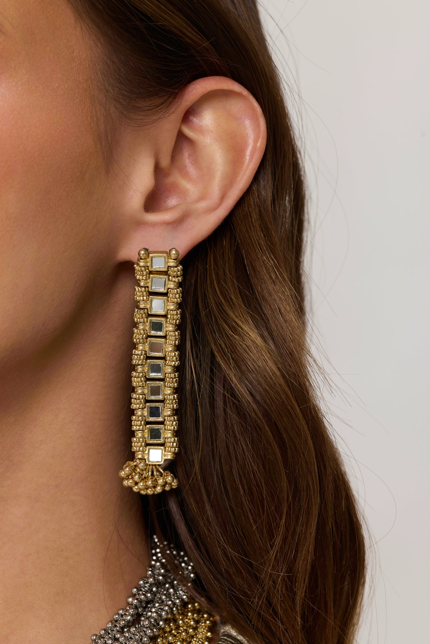 Janak Mirror  Earrings