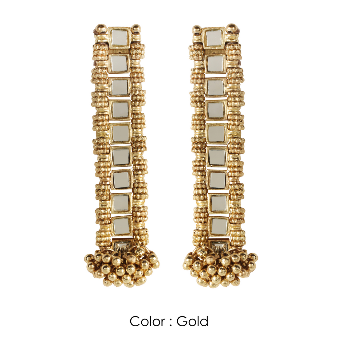 Janak Mirror  Earrings