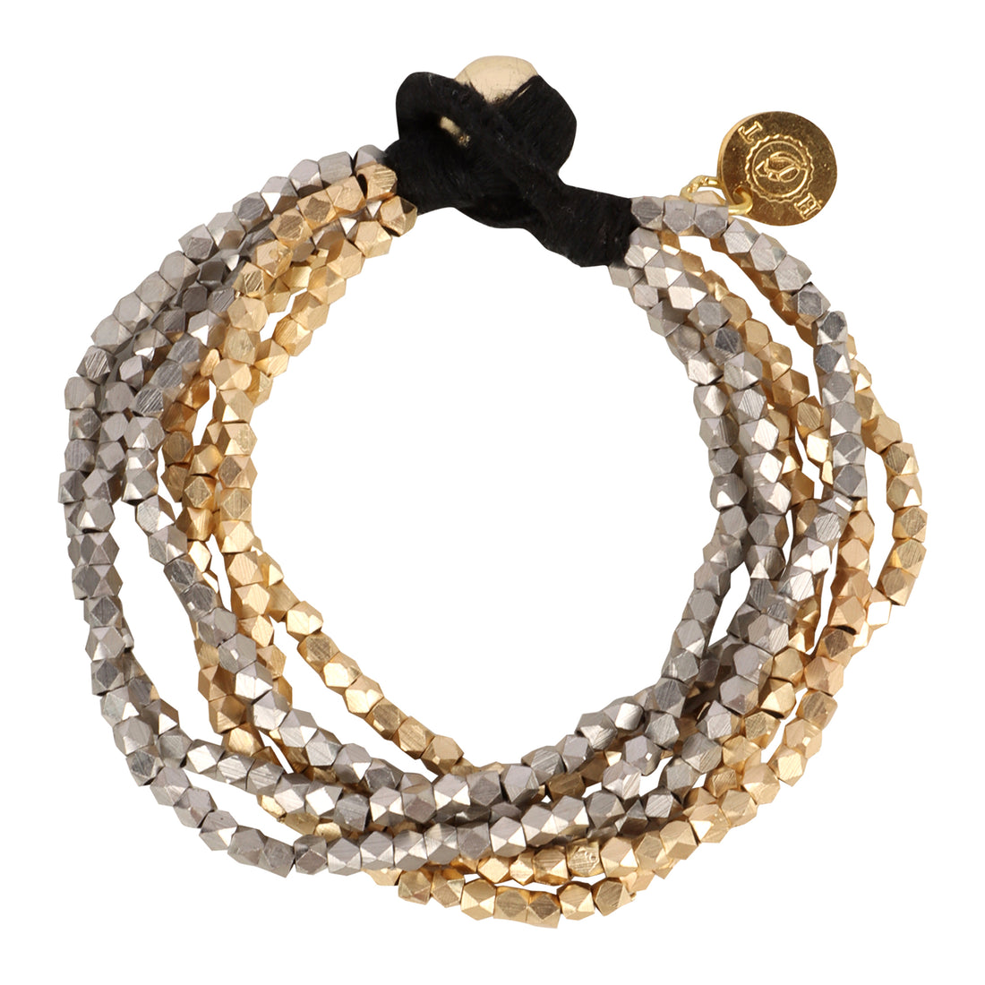 Jafna Multi Layer Bracelet (Two Tone)