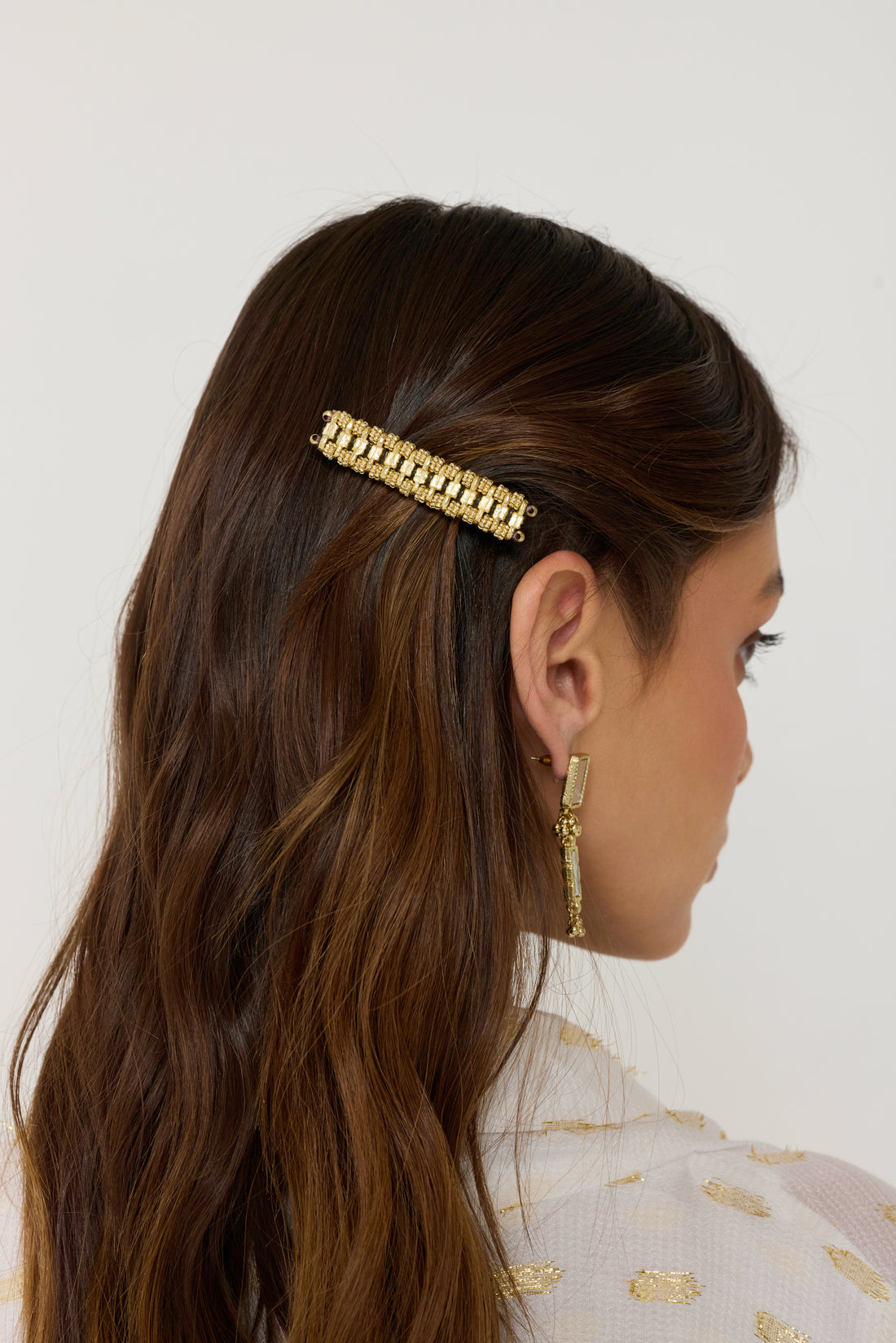 Golden Ear Hair Clip