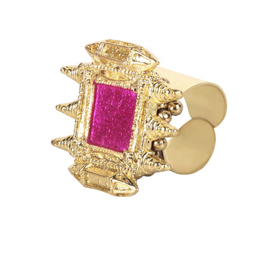 Rose Enamel Ring